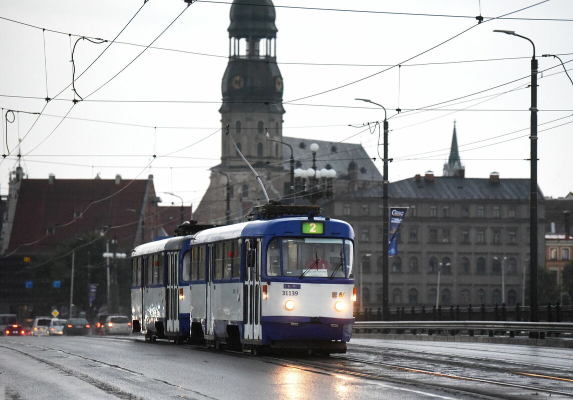 2. tramvajs. Foto: Zane Bitere/LETA