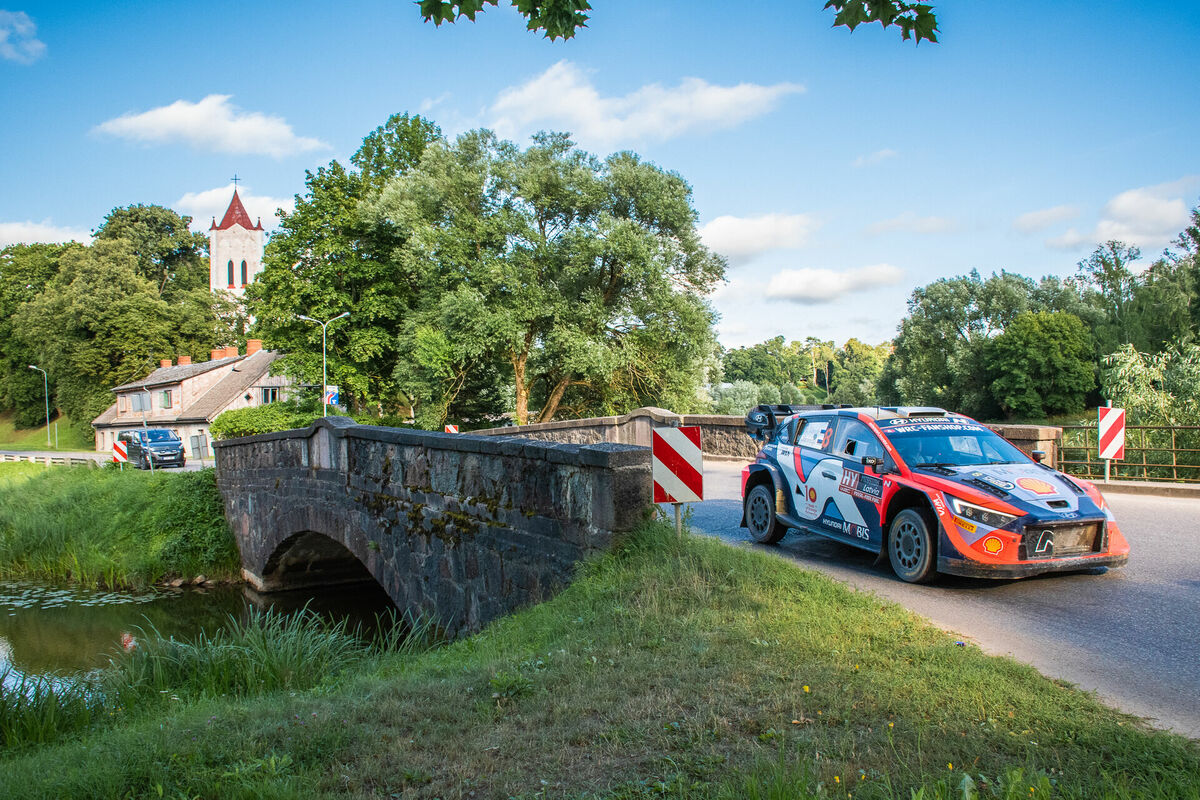 Ilustratīvs foto no Latvijas WRC posma. Foto: Jānis Asaris/LETA