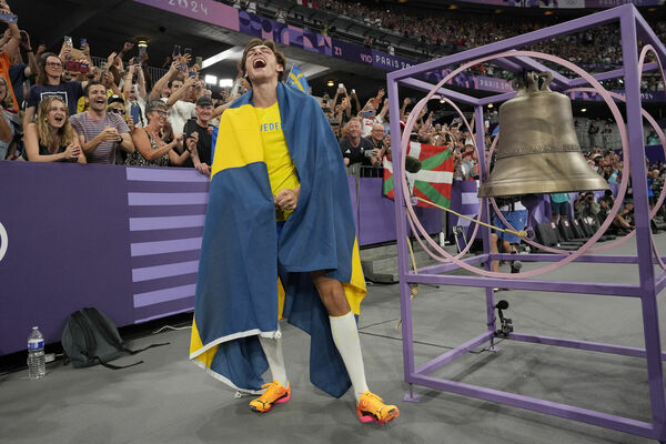 Armands Duplantis. Foto: scanpix/AP Photo/Bernat Armangue