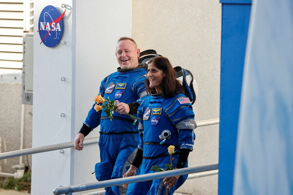 NASA astronauti. Foto: scanpix/REUTERS/Joe Skipper