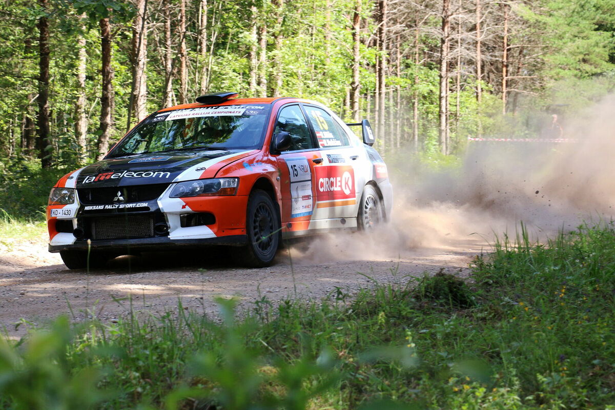 Latvijas rallija čempionāta posms. Foto: Paula Čurkste/LETA