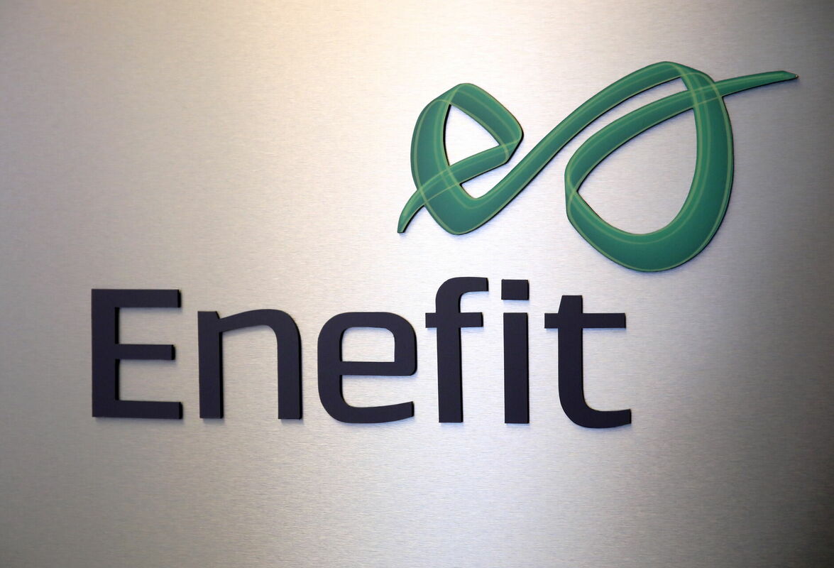 Energouzņēmuma "Enefit" logo Foto: LETA