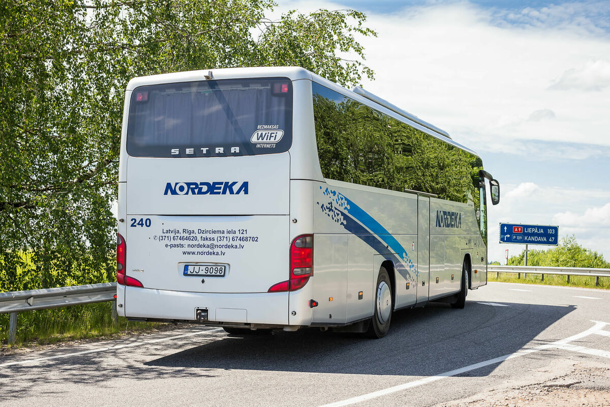 Autobuss. Foto: Nordeka/Facebook