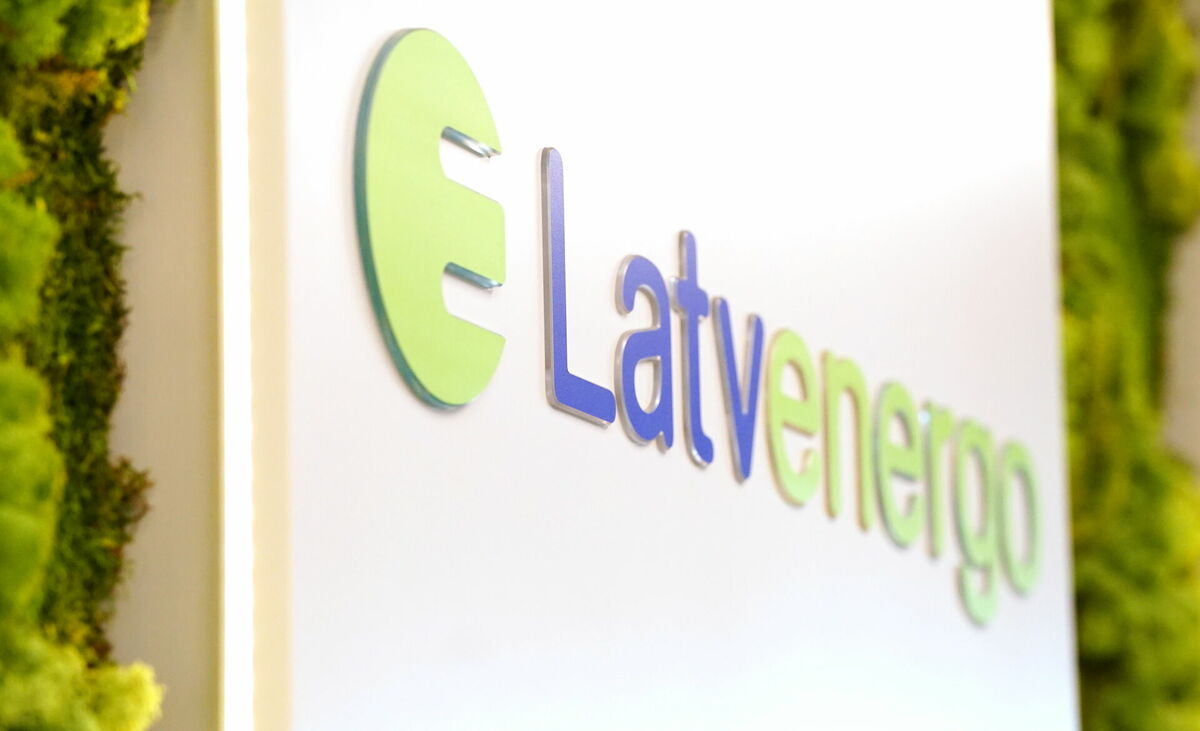 AS "Latvenergo" logo. Foto: Paula Čurkste/LETA