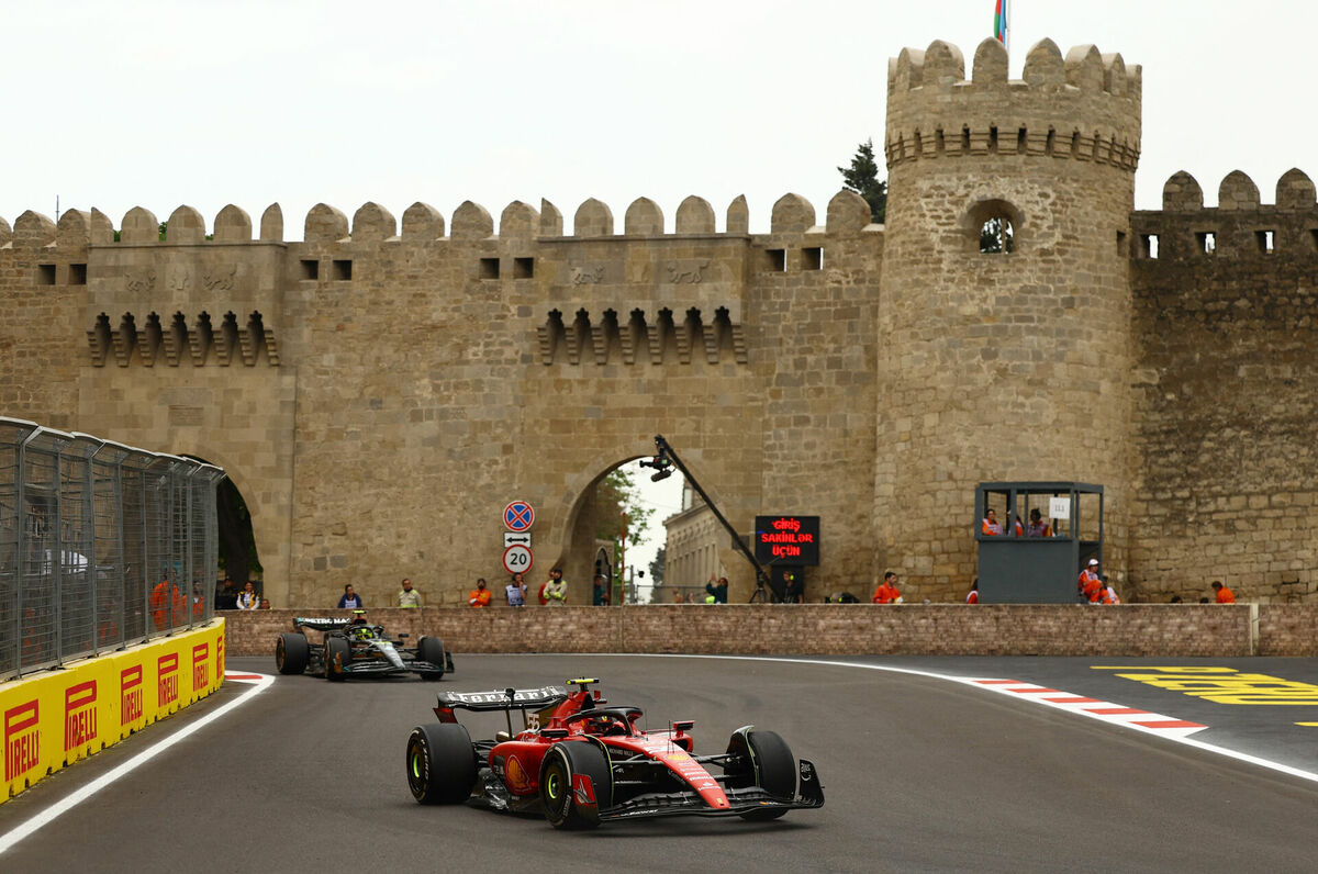 F1 Azerbaidžānas posms 2023. gadā. Foto: REUTERS/Lisi Niesner/Scanpix