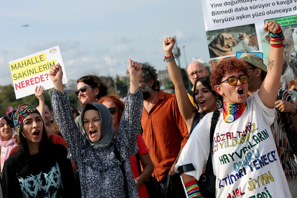 Protesti Turcijā. Foto: scanpix/REUTERS/Murad Sezer