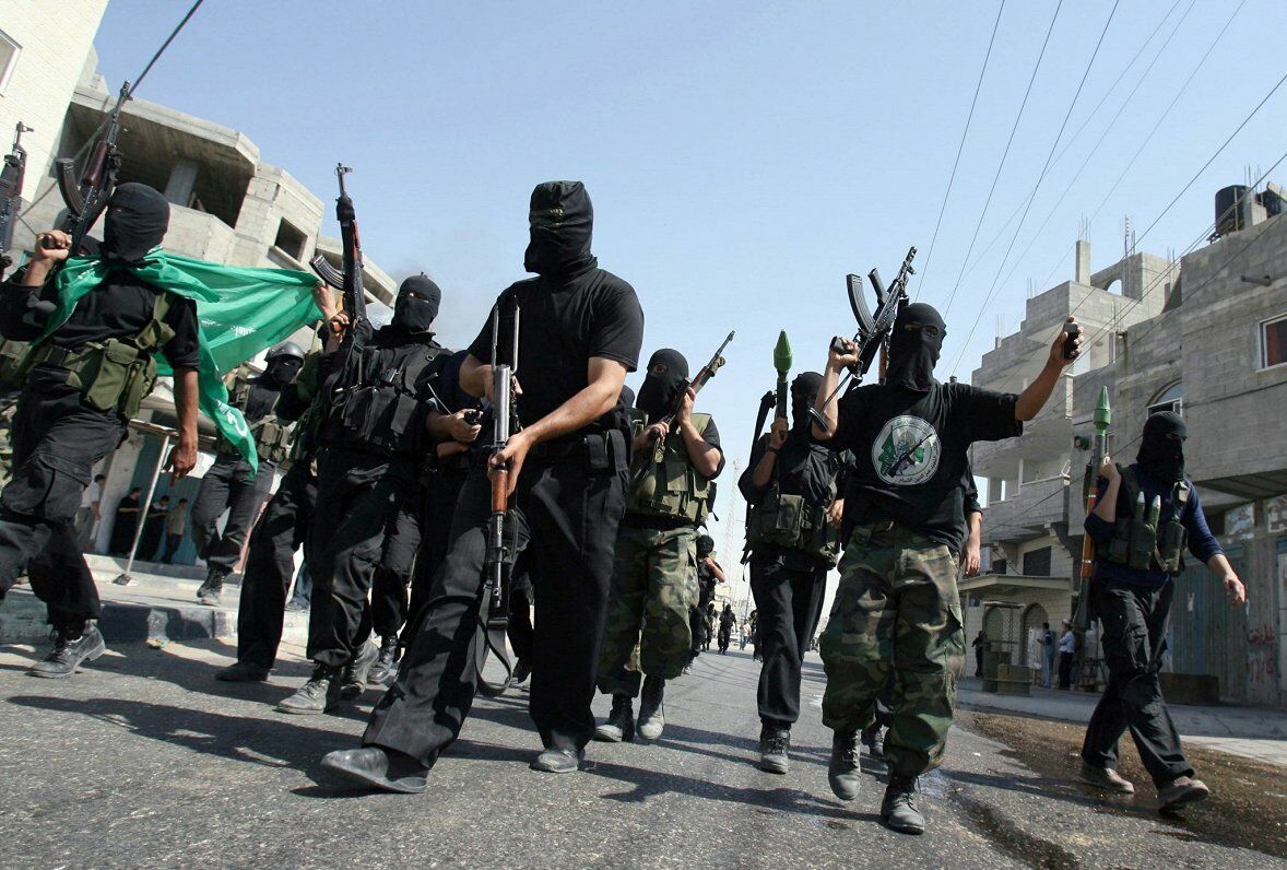 Hamas kaujiieki. Foto: scanpix/ AFP, SAID KHATIB