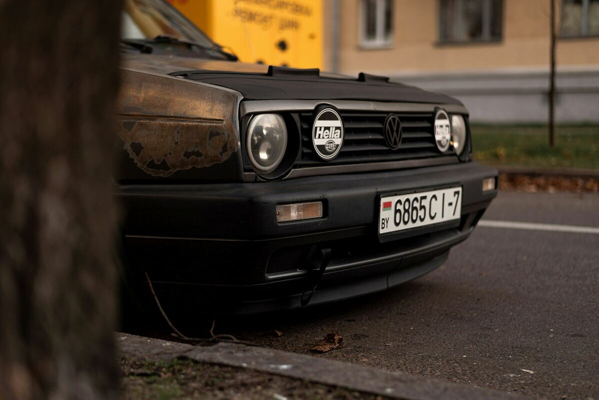 Baltkrievijā reģistrēts auto. Foto: Unisplash