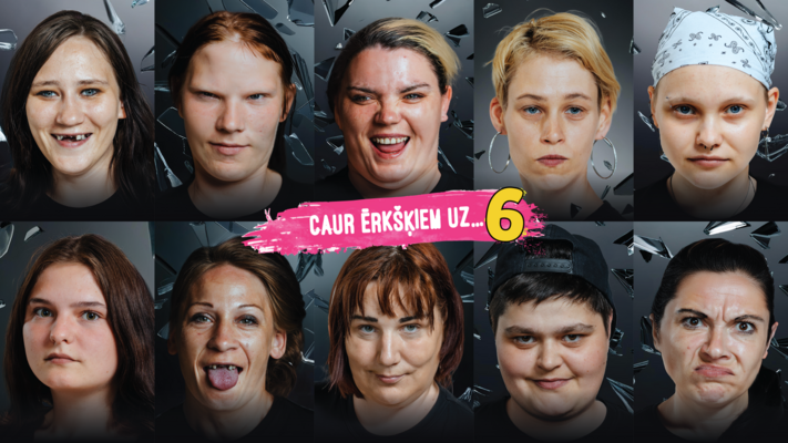 "Caur ērkšķiem uz..." 6. sezonas dalībnieces. Publicitātes foto