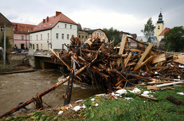 Plūdi Polijā. Foto: scanpix/REUTERS/Kacper Pempel