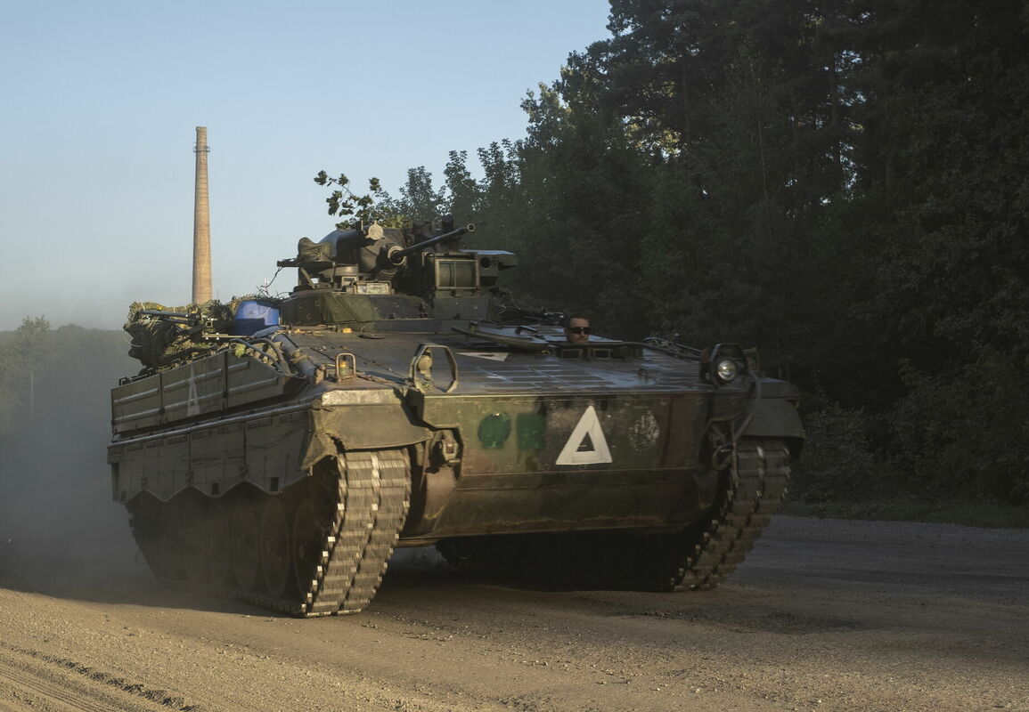 Ukraiņu karaspēka tanks. Foto: EPA/GEORGE IVANCHENKO