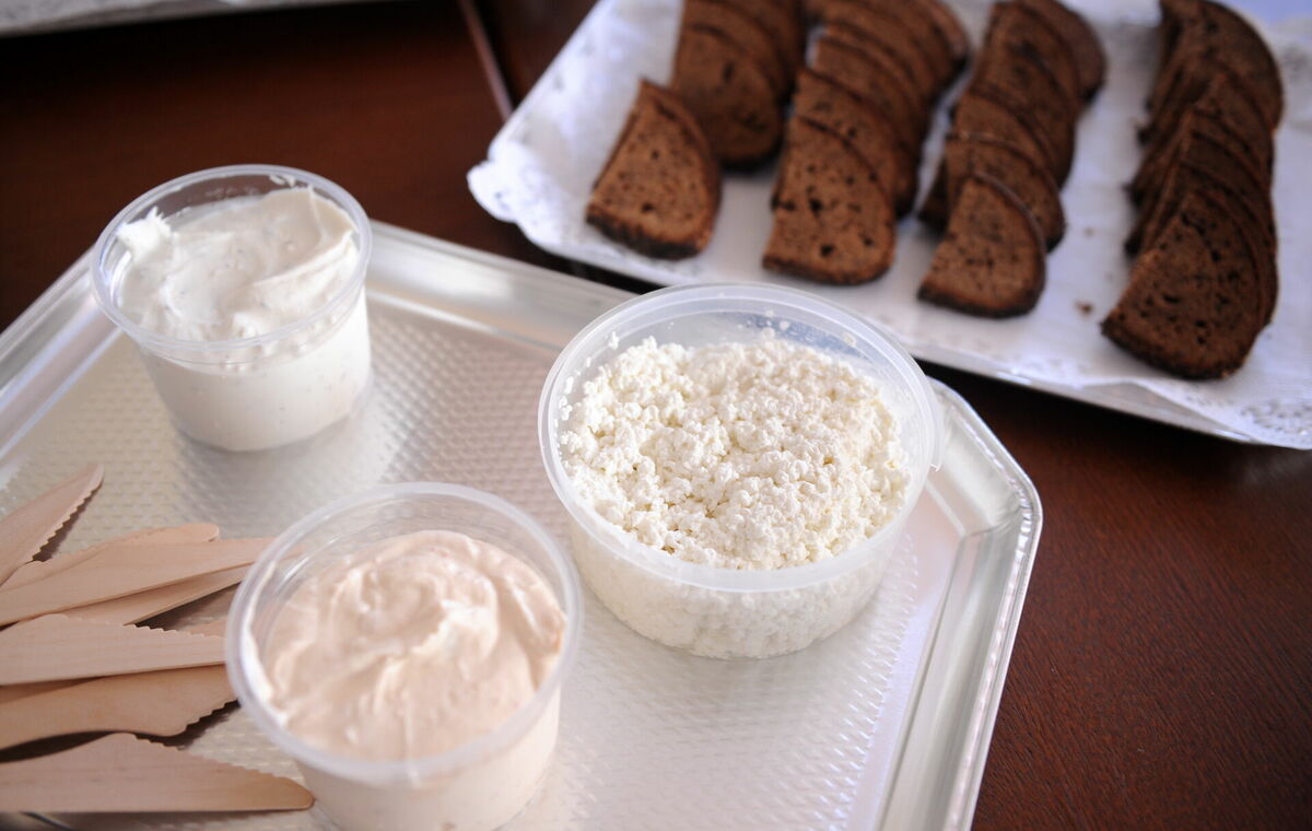 Piena produkti. Foto: Lita Krone/LETA