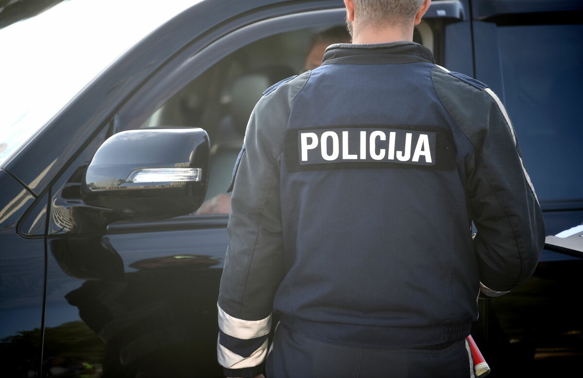 Policija. Foto: Zane Biere/LETA