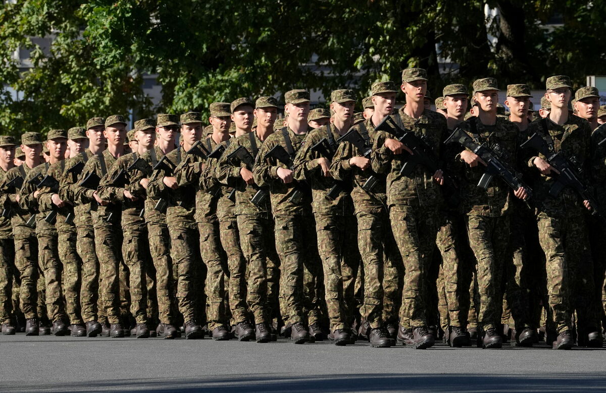 VAD karavīri, Foto: Edijs Pālens/LETA