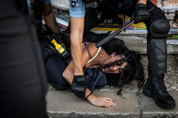 Protesti Portugālē. Foto: scanpix/PATRICIA DE MELO MOREIRA / AFP