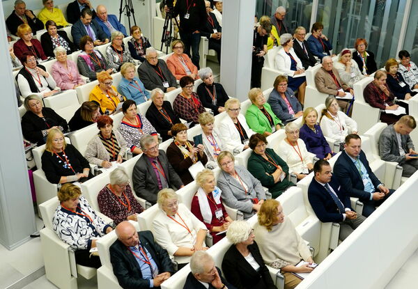 Senioru dienas pasākums Saeimā. Foto: Ieva Leiniša/LETA