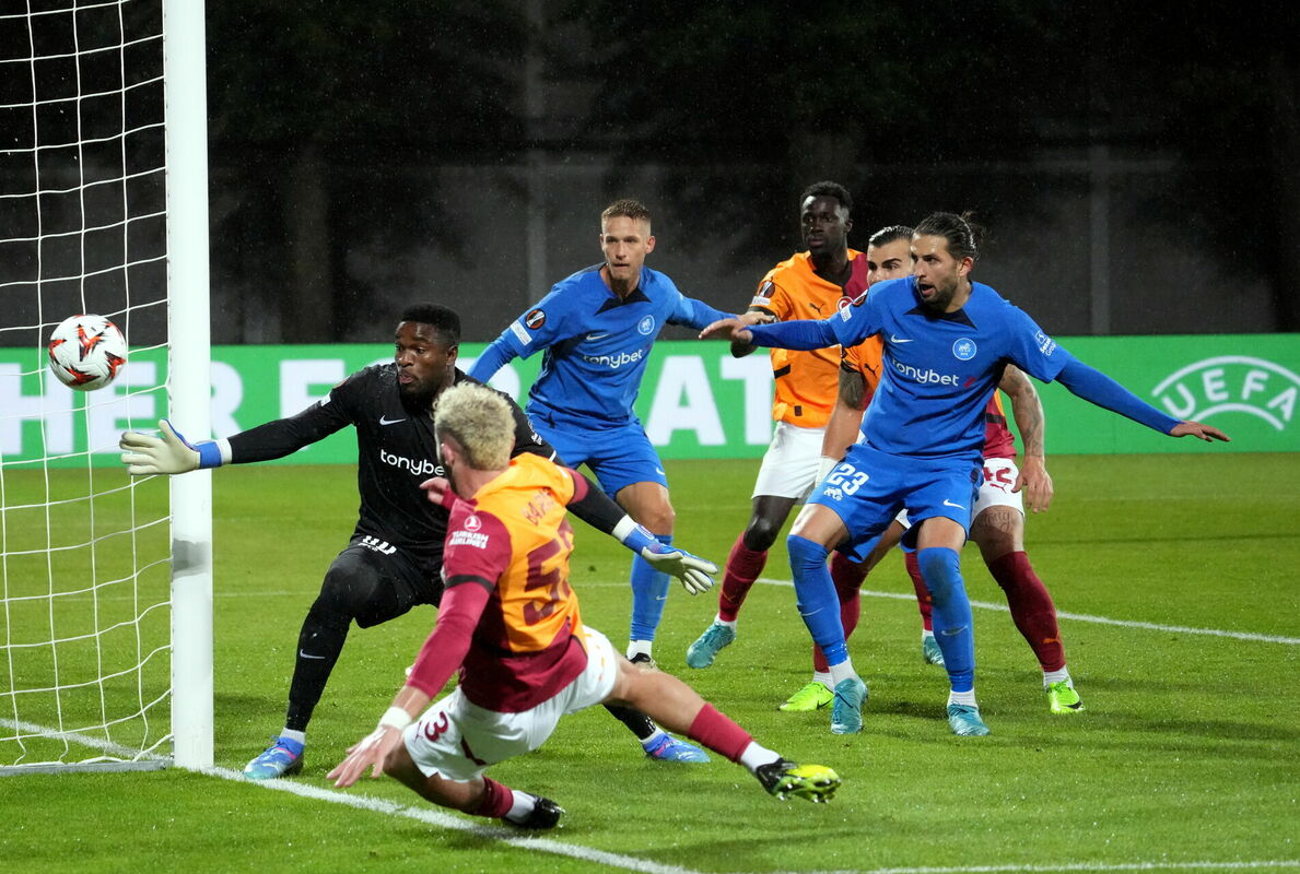 UEFA Eiropas Līgas spēle futbolā starp RFS un Turcijas "Galatasaray" Daugavas stadionā. Foto: Edijs Pālens/LETA