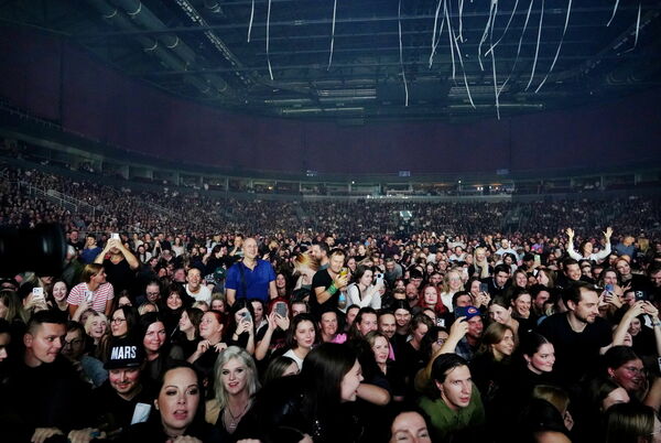 Rokgrupas "Thirty Seconds to Mars" koncerts . Foto: Zane Bitere/LETA