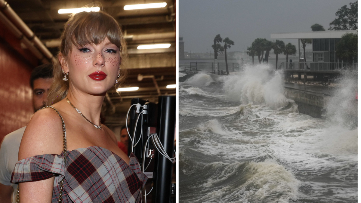 Teilore Svifta, viesuļvētra Miltons. Foto: scanpix/Jamie Squire/Getty Images/AFP/ Bryan R. SMITH / AFP