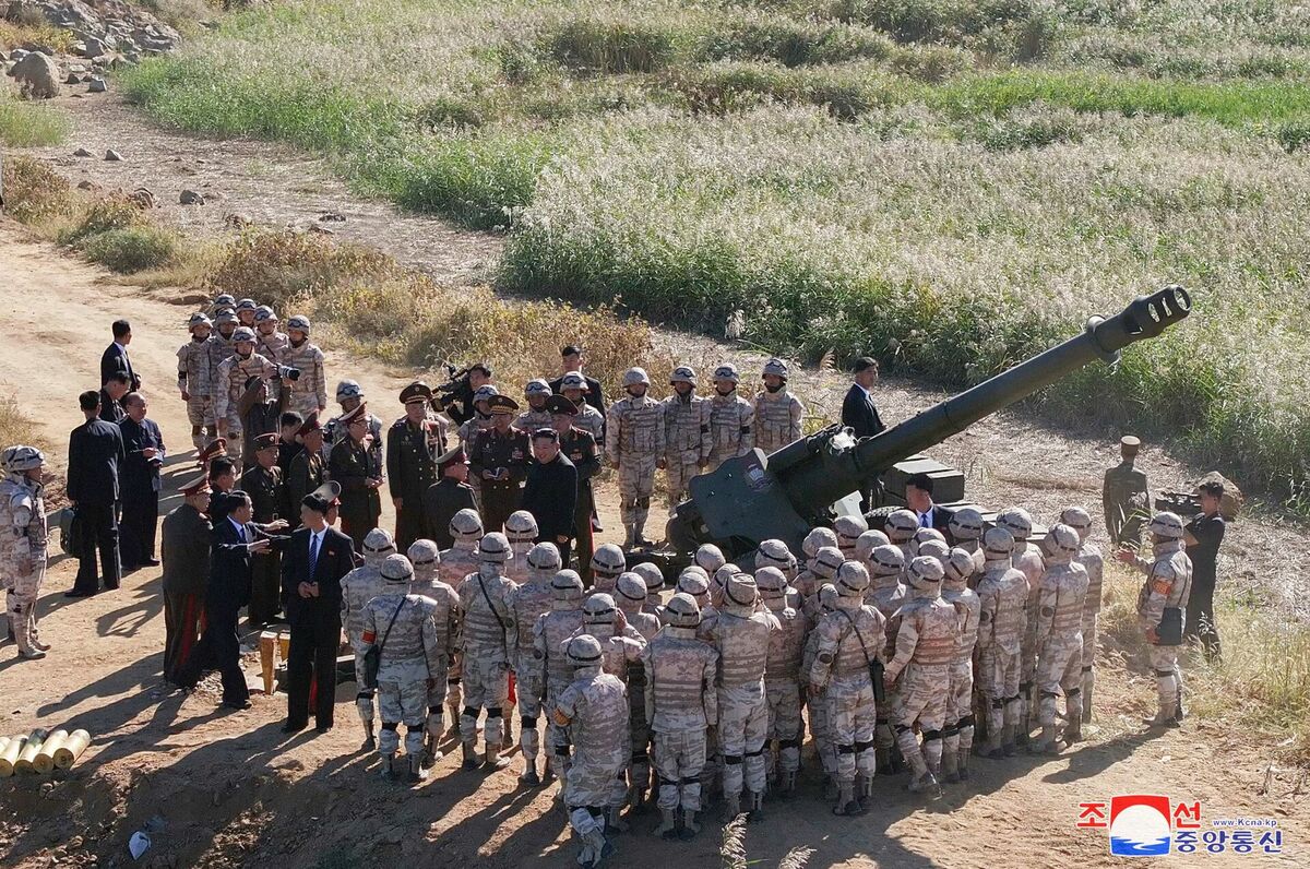 Ziemeļkorejas armija. Foto: KCNA VIA KNS/AFP/Scanpix