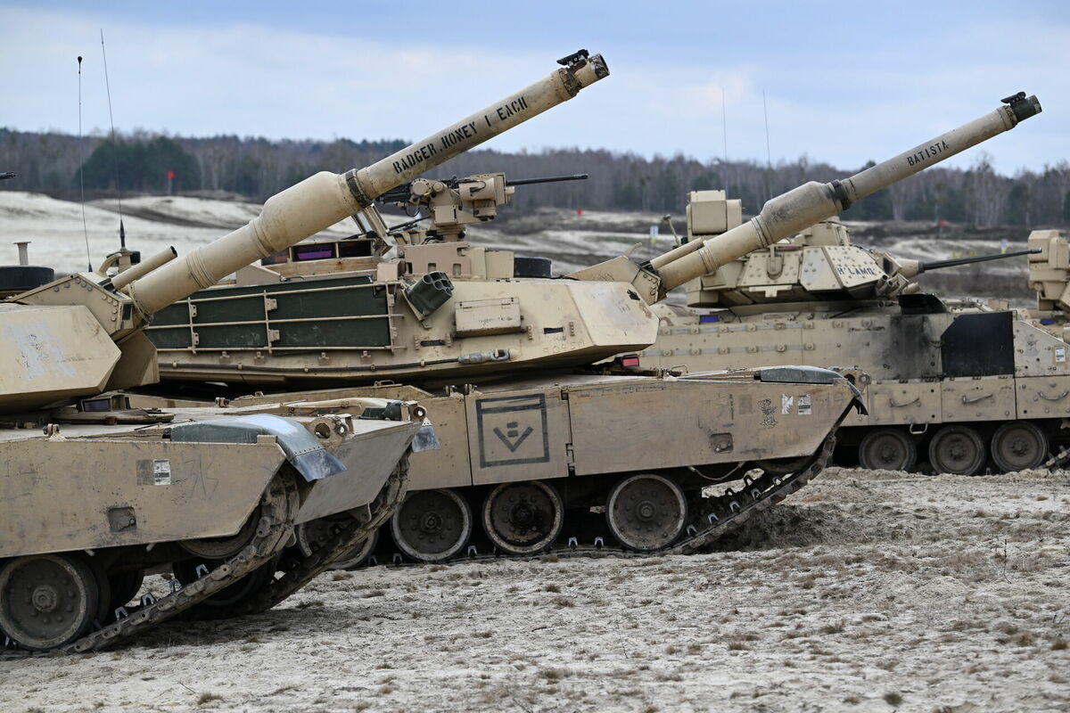 "Abrams" tanki. Foto: EPA/Darek Delmanowicz