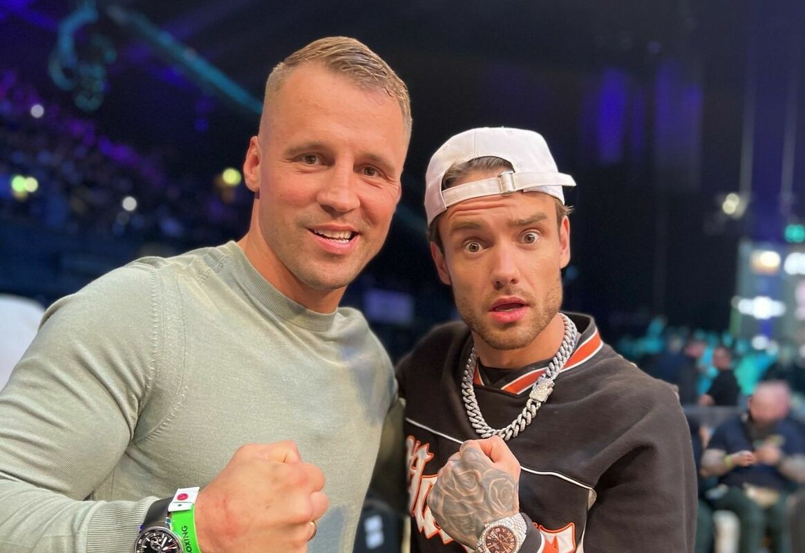 Mairis Briedis un Liams Peins. Foto: @BriedisMairis/X