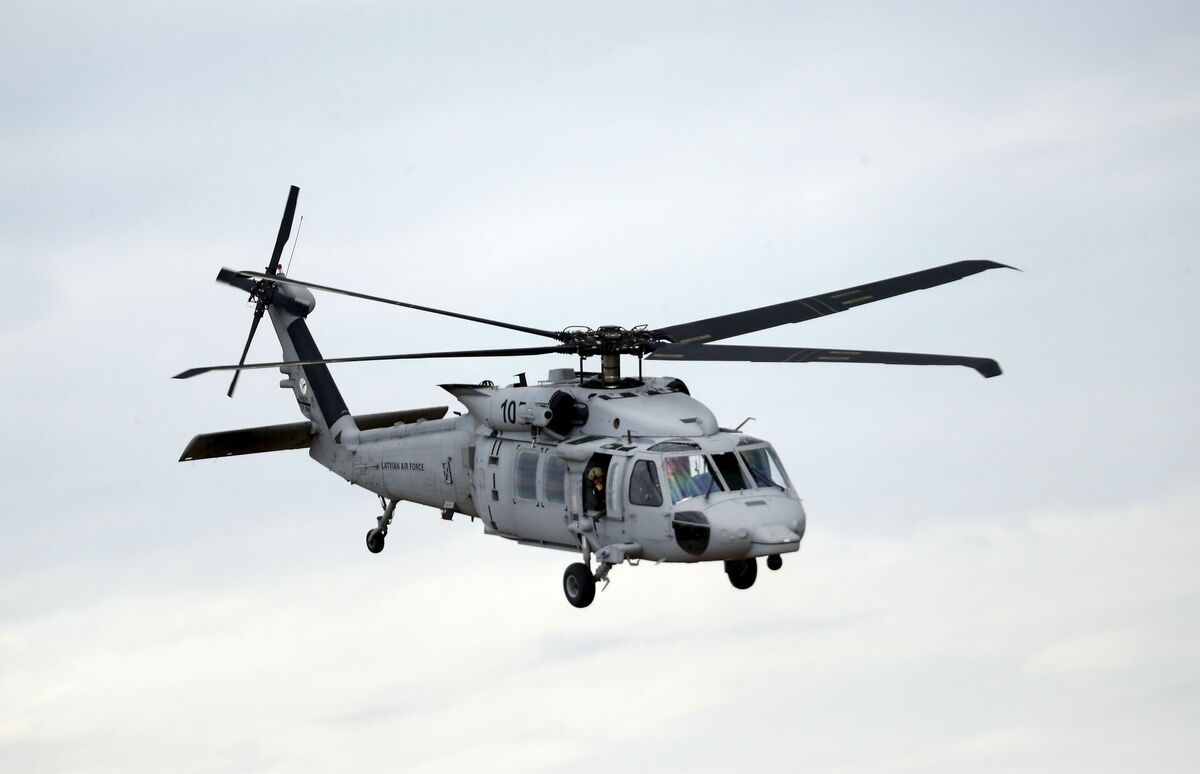 "UH-60 Black Hawk" helikopters. Foto: Toms Kalniņš/EPA/Scanpix