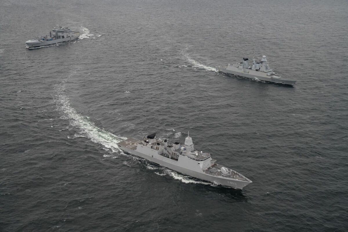 NATO 1. pastāvīgās jūras pretmīnu grupas kuģi. Foto: NATO Maritime Command/Facebook