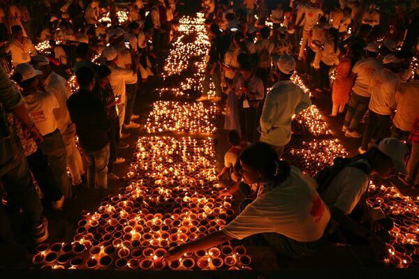 Divali svinības Indijā. Foto: AFP/Scanpix