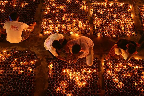 Divali svinības Indijā. Foto: AFP/Scanpix