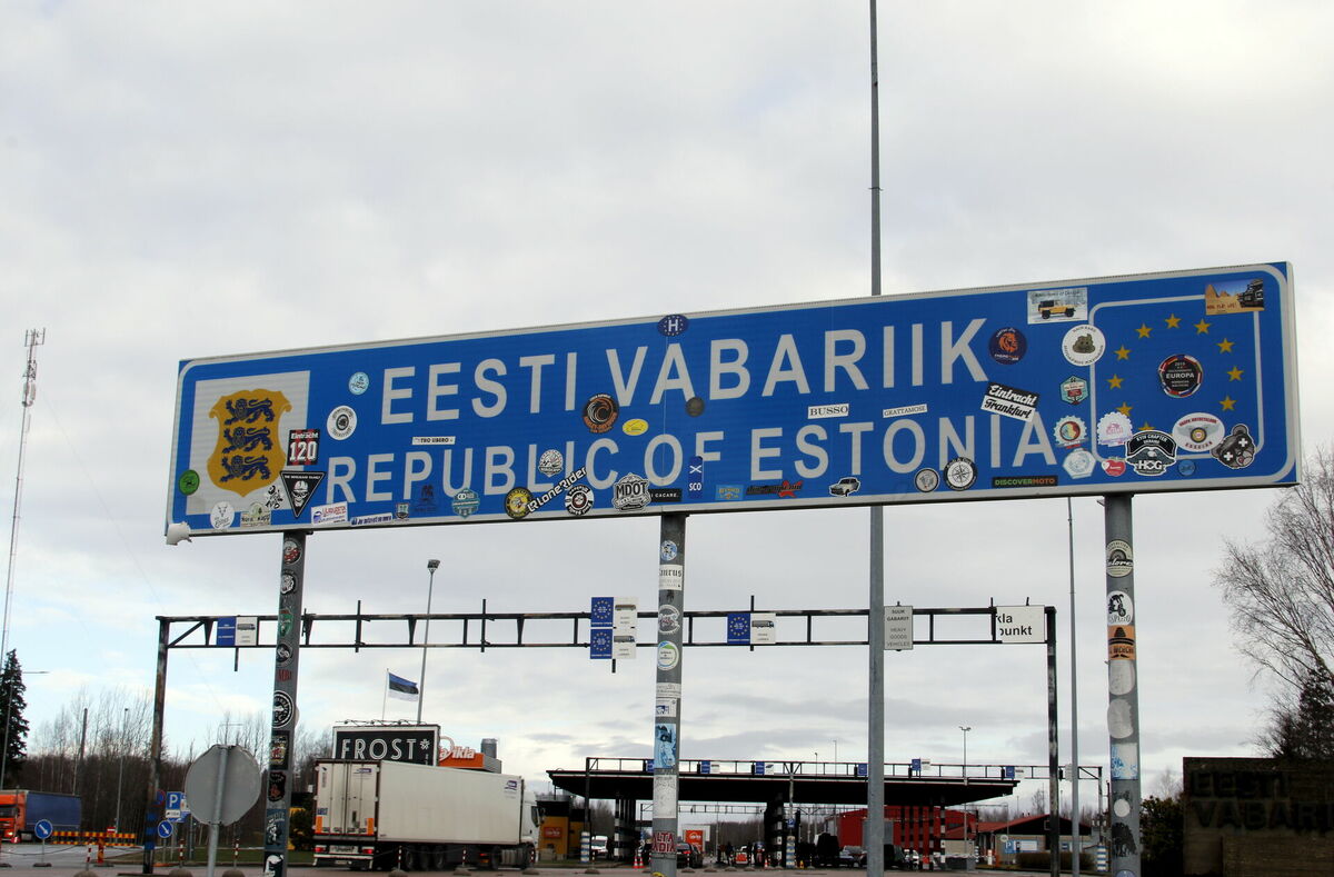 Latvijas-Igaunijas robeža. Foto: EPA/Valda Kalnina