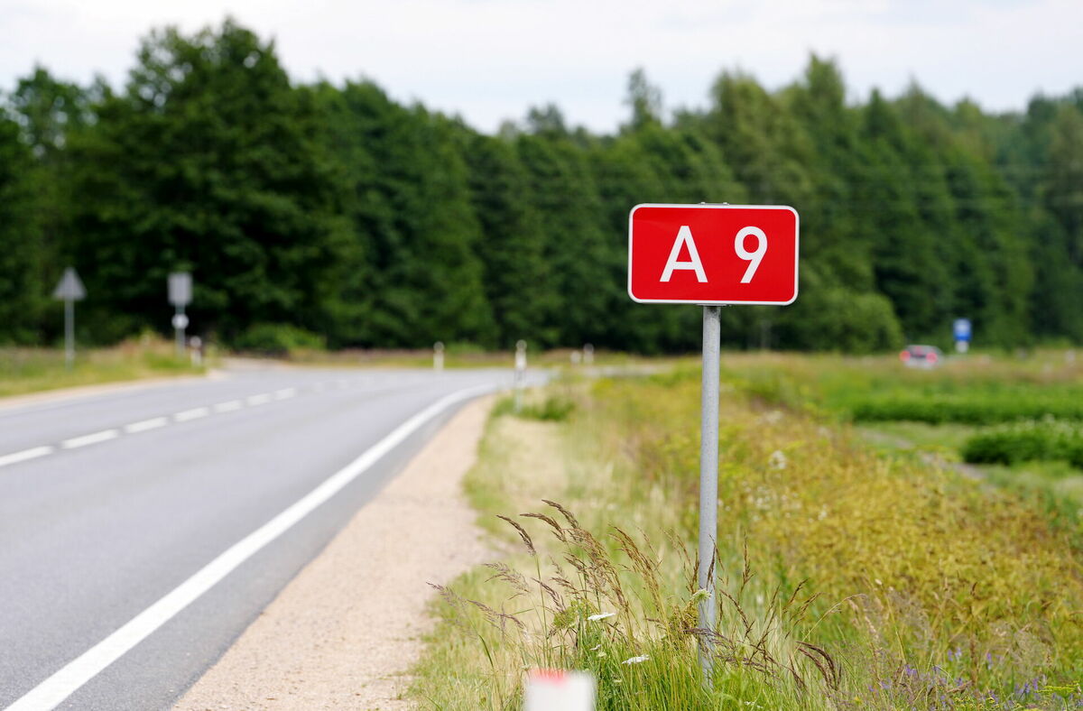 Liepājas šoseja. Foto: Paula Čurkste/LETA