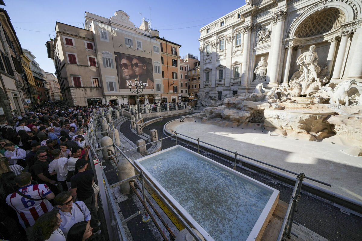 Trevi strūklaka Romā. Foto: AP Photo/Andrew Medichini