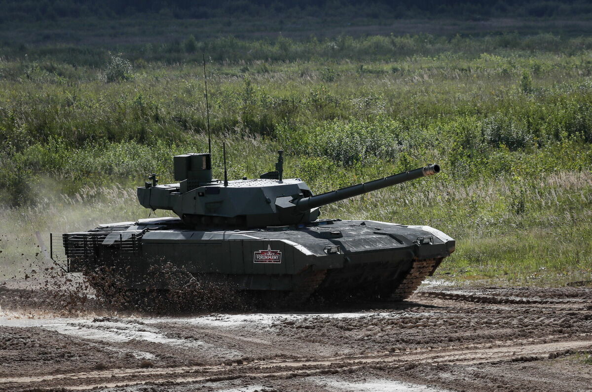 Krievijas armijas tanks, attēls ilustratīvs. Foto: EPA/YURI KOCHETKOV