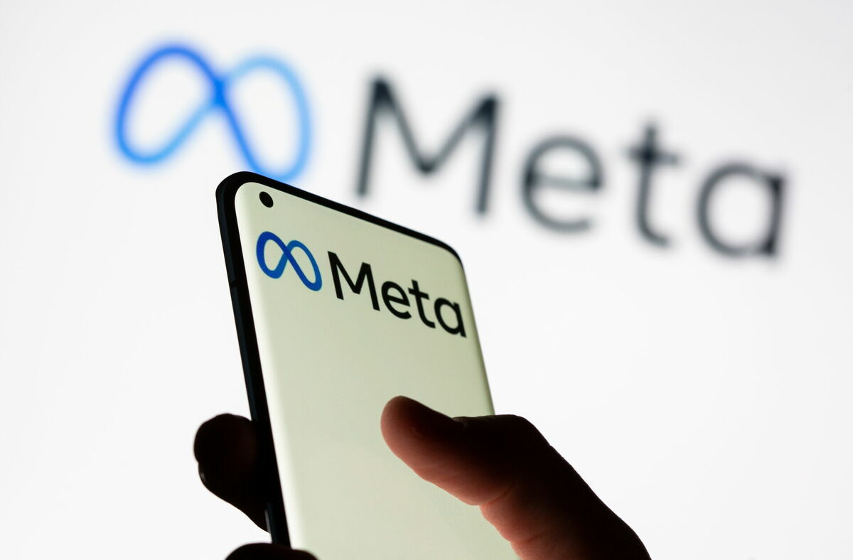 "Meta" logo. Foto: REUTERS/Dado Ruvic