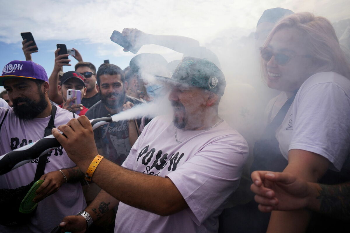 Cannabis Expo 2021, ilustratīvs attēls. Foto: scanpix/REUTERS/Mariana Greif