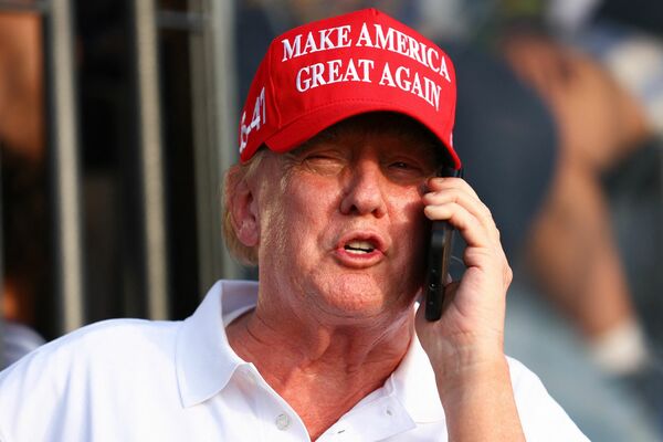 Donalds Tramps. Foto: scanpix/ Megan Briggs / GETTY IMAGES NORTH AMERICA / Getty Images via AFP