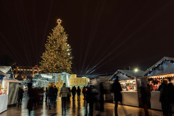 Viļņa Ziemassvētkos. Foto: GoVilnius pulicitātes attēls