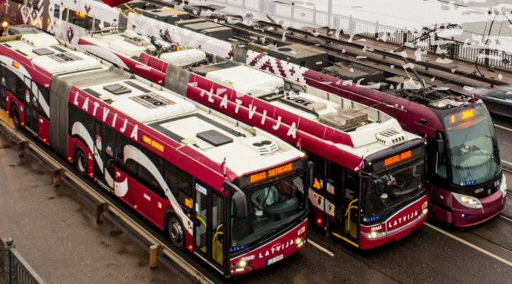 Sabiedriskais transports. Foto: Rīgas Satiksme