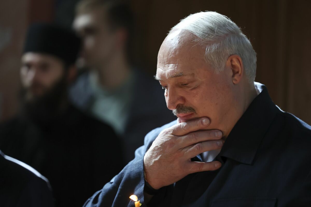 Aleksandrs Lukašenko. Foto: scanix/Alexander Kazakov, Sputnik, Kremlin Pool Photo via AP