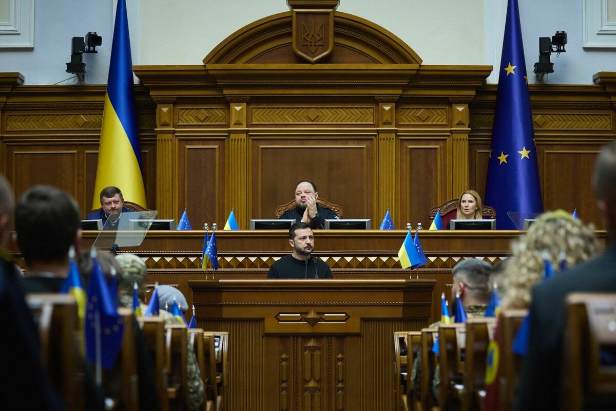 Volodimirs Zelenskis. Foto: scanpix/UKRAINIAN PRESIDENTIAL PRESS SERVICE / AFP