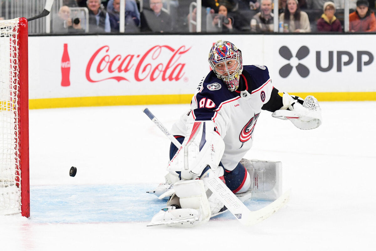 Elvis Merzļikins. Foto: USA TODAY Sports via Reuters Connect/Scanpix