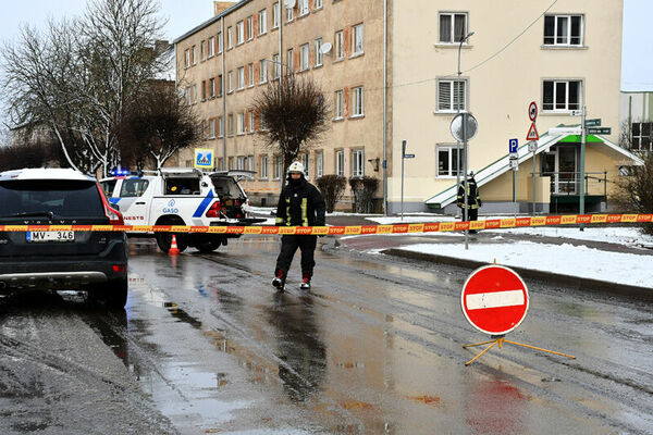 Gāzes noplūde Bauskā. Foto: Ivars Bogdanovs/Bauskas dzīve