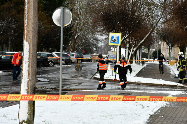 Gāzes noplūde Bauskā. Foto: Ivars Bogdanovs/Bauskas dzīve