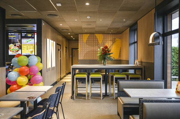 Modernizētais mcDonald's. Foto: publicitātes attēls