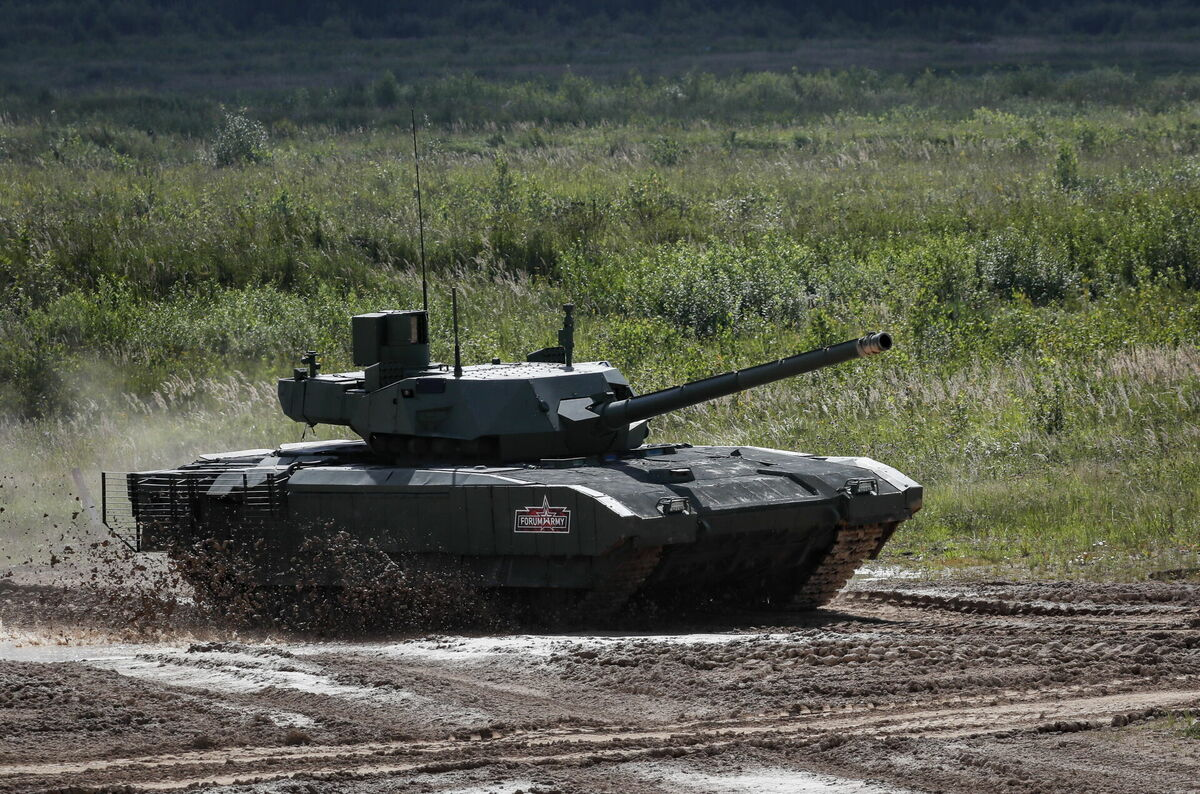 Krievijas armijas tanks, attēls ilustratīvs. Foto: EPA/YURI KOCHETKOV/Scanpix