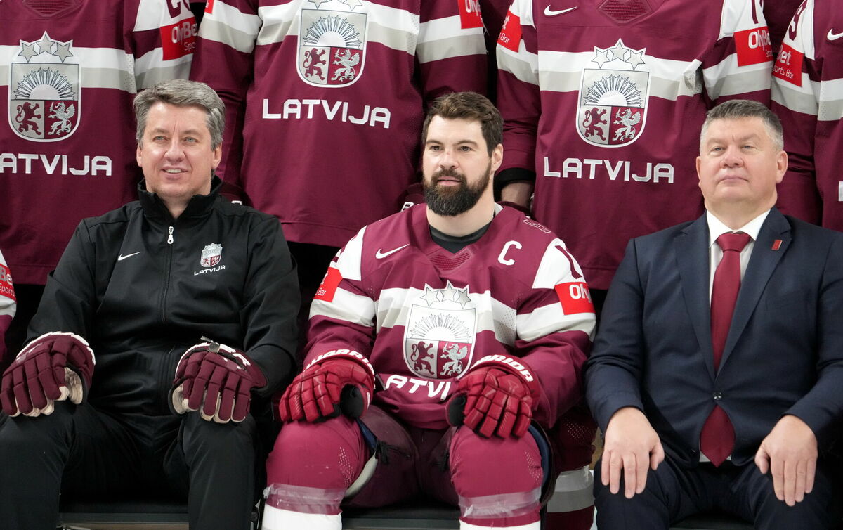 Harijs Vītoliņš, Kaspars Daugaviņš un Aigars Kalvītis. Foto: Edijs Pālens/LETA