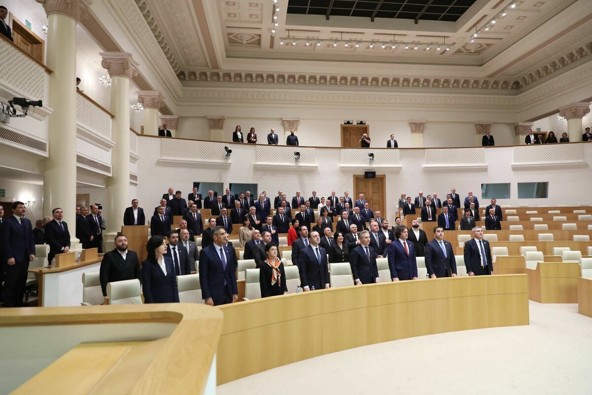 Gruzijas parlaments. Foto: AFP/Scanpix