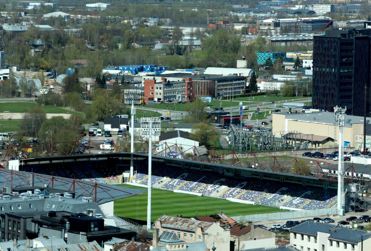 Skonto stadions. Foto: Lita Millere/LETA