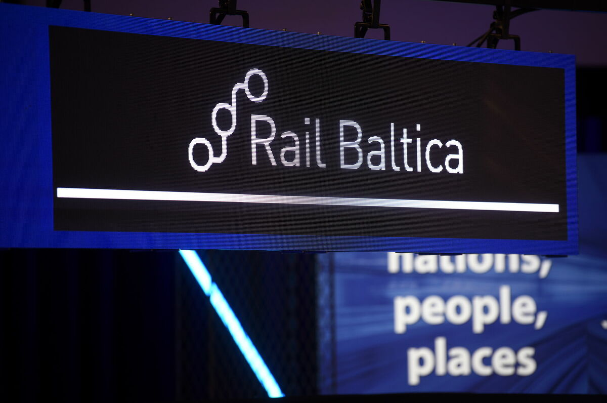 "Rail Baltica". Foto: Zane Bitere/LETA